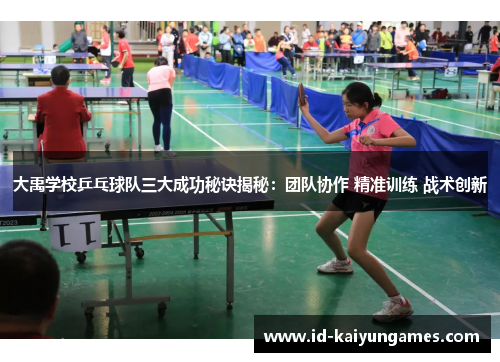 大禹学校乒乓球队三大成功秘诀揭秘：团队协作 精准训练 战术创新